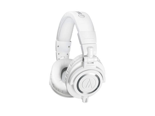 Audio-Technica ATH-M50xWH Professional Studio Monitor Headphones, White