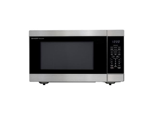 SHARP Countertop Microwave Oven with Removable 16.5' Carousel Turntable, 1200 Watt, 2.2 Cubic Feet, Stainless Steel