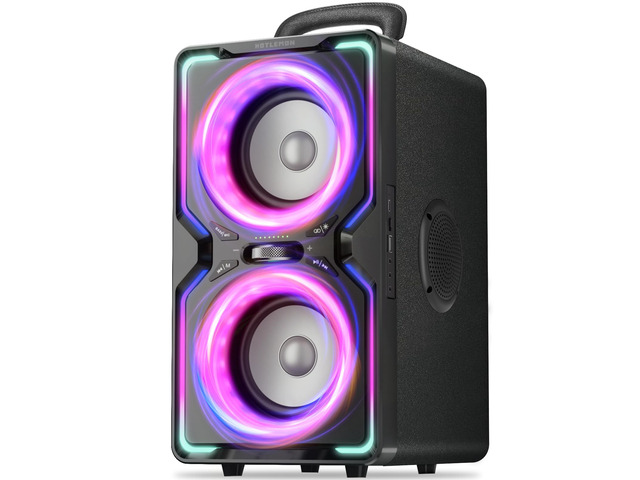 Large Bluetooth Speaker: 240W Peak Powerful Loud Sound with Deep Bass, 15H Playtime, Fast Charge, TWS, Portable Wireless Speakers for Outdoor,...