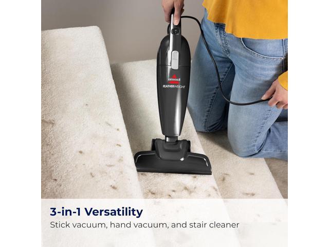 Bissell Featherweight Stick Lightweight Bagless Vacuum with Crevice Tool, 2033M, Black