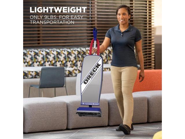 Oreck Commercial XL Vacuum Cleaner, Bagged Upright Vac for Carpets and Hard Floor, Lightweight, Automatic Height Adjust, High-Speed Brush Roll,...