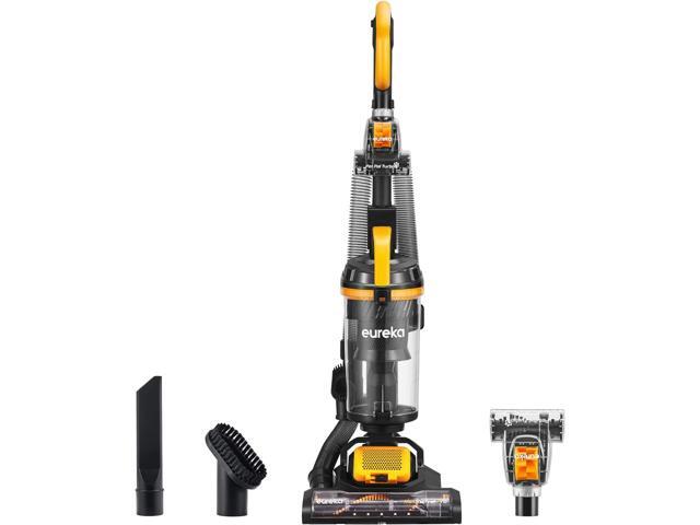 Eureka Powerful Upright Vacuum Cleaner for Home Pet Hair, Lightweight Household Upright Vacuum for Carpet and Hard Floor, MaxSwivel Pro NEU350 with.