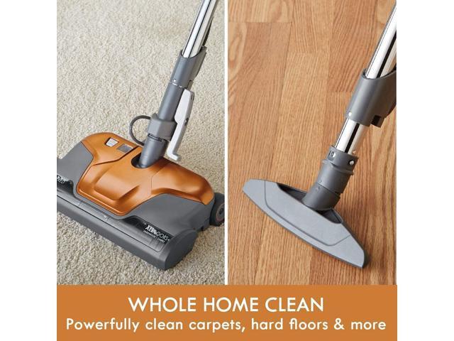 Kenmore 81214 200 Series Pet Friendly Lightweight Bagged Canister Vacuum with HEPA, 2 Motor System, and 3 Cleaning Tools-Orange