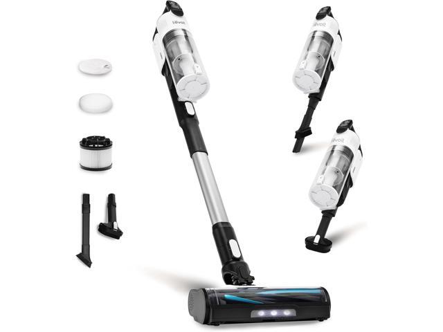 LEVOIT Cordless Vacuum Cleaner, Stick Vac with Tangle-Resistant Design, Up to 50 Minutes, Powerful Suction, Rechargeable, Lightweight, and.