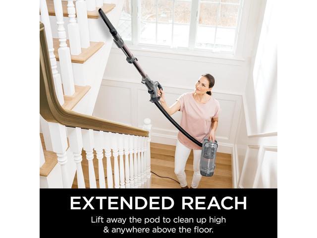 Shark AZ2002 Vertex Powered Lift-Away Upright Vacuum with DuoClean PowerFins, Self-Cleaning Brushroll, Large Dust Cup, Pet Crevice Tool, Dusting...