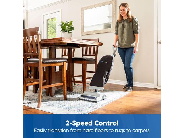 Vacmaster UB0402 Commercial Vacuum Cleaner Ultra-Lightweight 14L Capacity Bagged Upright Vac with LED Headlight and 2-Speed Setting Powerful...