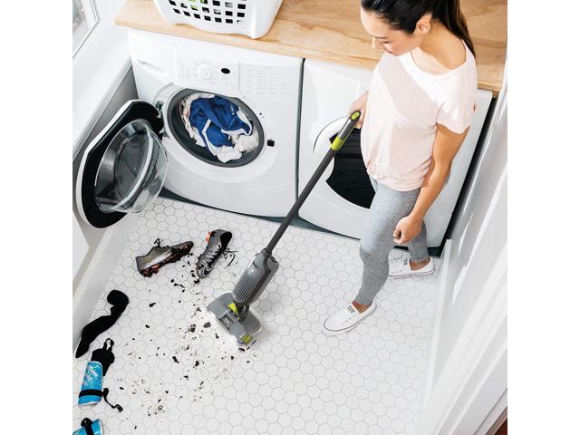 Shark VACMOP Cordless Hard Floor Cleaner, Vacuum and Spray Mop, Powerful Suction, Lightweight, LED Headlights, Includes 4 Disposable Pads, 12oz...