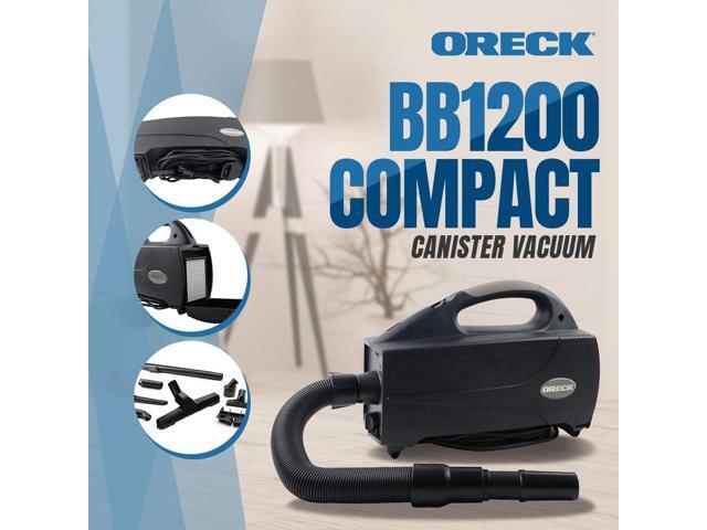 Oreck Compact Canister Vacuum Cleaner, Portable Handheld Vacuum for Carpet and Hard Floors, Lightweight, Powerful Suction with Versatile Tools,...