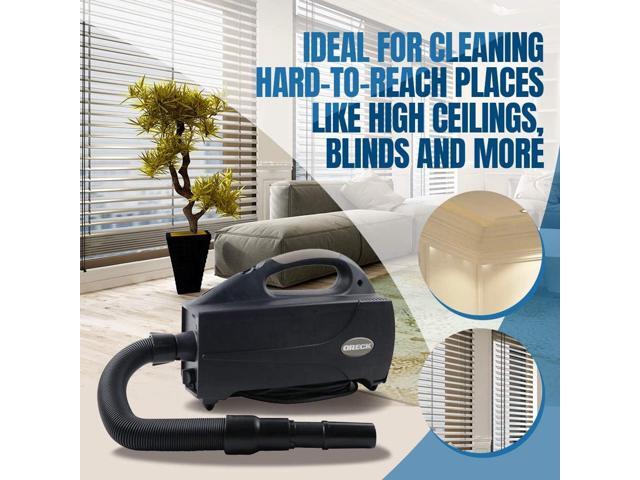 Oreck Compact Canister Vacuum Cleaner, Portable Handheld Vacuum for Carpet and Hard Floors, Lightweight, Powerful Suction with Versatile Tools,...