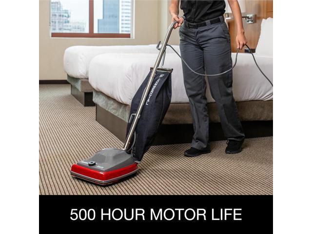 Sanitaire SC679K Tradition Upright Commercial Bagged Vacuum, Red