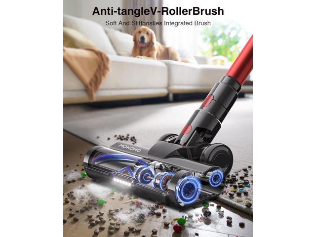 Cordless Vacuum Cleaner,48000Pa/580W/65Mins Vacuum Cleaners for Home,Self-Standing Stick Vacuum with Anti-Tangle Brush & OLED Touch Screen,Vacuum...