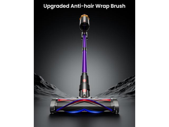 Cordless Vacuum Cleaner, 580W 48KPA 70 Mins Vacuum Cleaners for Home, Self-Standing Cordless Vacuum with Charging Dock Station, LED Display,...