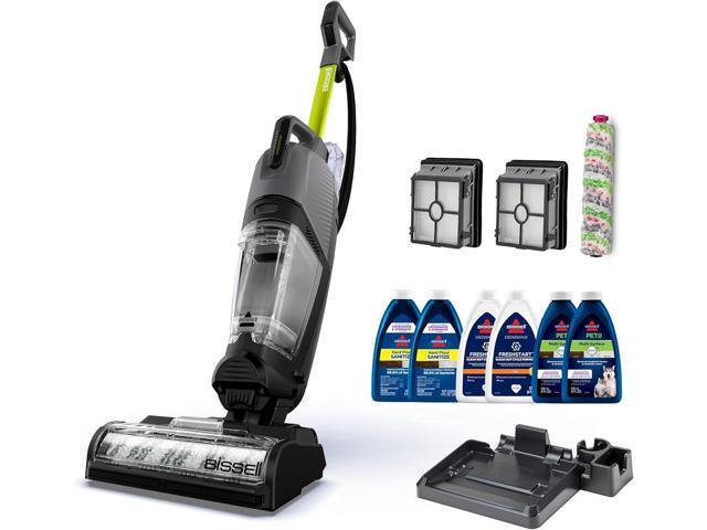 BISSELL CrossWave HydroSteam Deluxe Wet Dry Vac, Multi-Purpose Vacuum, Wash, and Steam, Formula Included, Green, 3515G