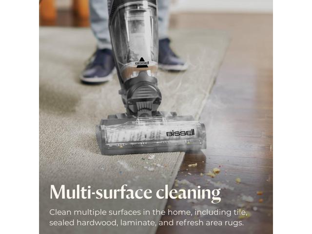 BISSELL CrossWave HydroSteam Deluxe Wet Dry Vac, Multi-Purpose Vacuum, Wash, and Steam, Formula Included, Green, 3515G