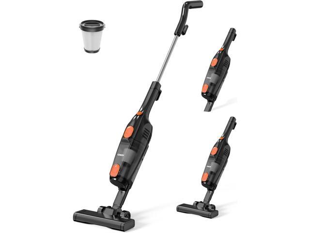 Corded Stick Vacuum Cleaner, Powerful Suction Handheld Vacuum with One-Click Dust Disposal, 3-in-1 Use for Hard Floor, Ceramic Tile, 0.8 Liters...