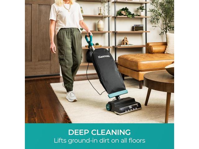 Kenmore BU1001 B200 Series Commercial Vacuum Cleaner Lightweight 14L Capacity Bagged Upright Vac with LED Headlight and 2-Speed Setting Powerful...