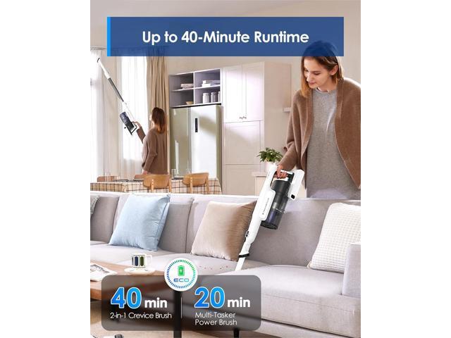 Tineco A20 Cordless Stick Vacuum Cleaner, Powerful Suction, 3 Modes for Multi-Level Messes, 1L Larger Dustbin, Ergonomic Dual-Handle Design,...