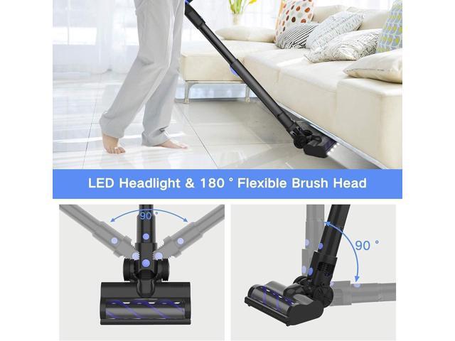 Cordless Vacuum Cleaner, 4-in-1 Vacuum Cleaners for Home, Handheld Vacuum Cleaner with 40 mins Runtime, Stick Vacuum for Apartment, Carpet, Black 1...