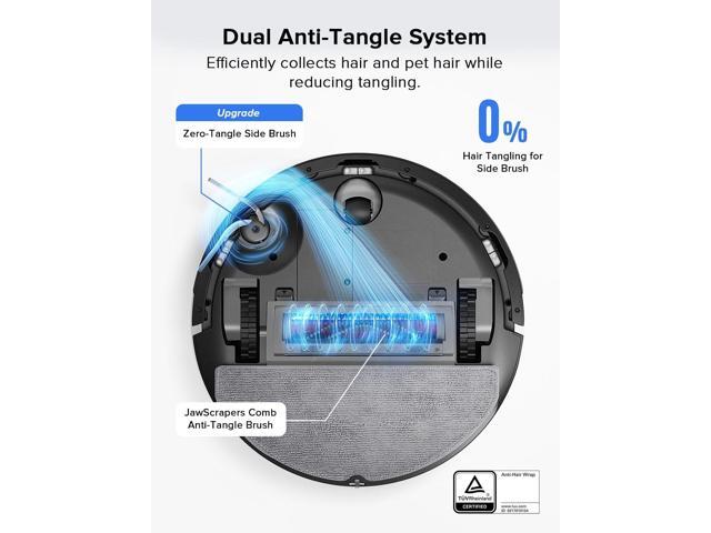 roborock Q7 L5 Robot Vacuum and Mop Combo, 8,000Pa Suction, Upgraded from Q5 Pro, Dual Anti-Tangle System, LiDAR Navigation, Multi-Level Mapping,...