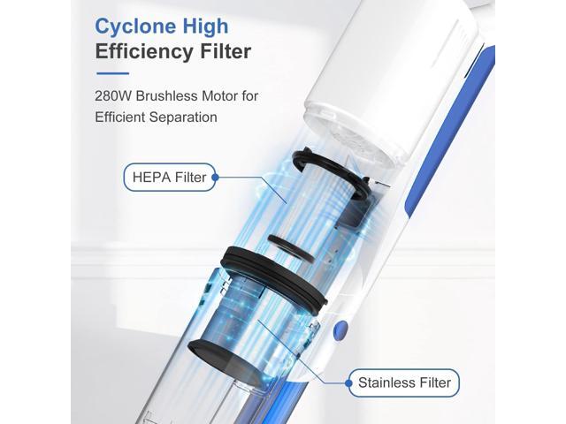whall Cordless Stick Vacuum Cleaner,80,000RPM Cordless Vacuum Cleaner,Upgraded Strong Suction Brushless Motor,Lightweight Handheld Vacuum for Home...