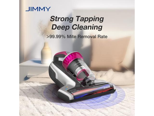 Jimmy WB73 Mattress Vacuum Cleaner, Pet Hair Vacuum, Bed Vacuum with UV & Ultrasonic, Strong Suction, Dust Recognition and Anti-allergen (WB73,...