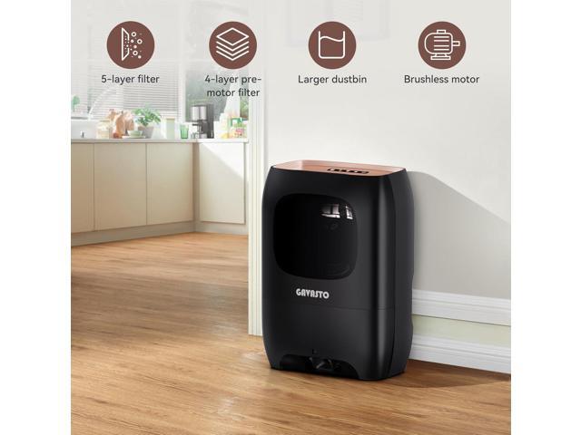 Pro Touchless Vacuum Automatic Dustpan - Ultra Fast & Powerful - Great for Sweeping Salon Pet Hair Food Dirt Kitchen, Canister Vacuum Cleaner Trash...