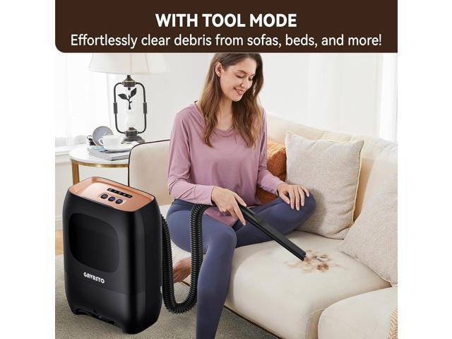 Pro Touchless Vacuum Automatic Dustpan - Ultra Fast & Powerful - Great for Sweeping Salon Pet Hair Food Dirt Kitchen, Canister Vacuum Cleaner Trash...