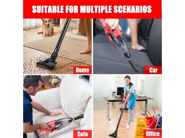 120W Cordless Vacuum Cleaner Compatible with Milwaukee 18V Battery (No Battery), Handheld Vacuum for Home, Boat, Workshop, Car, Pet Hair,...