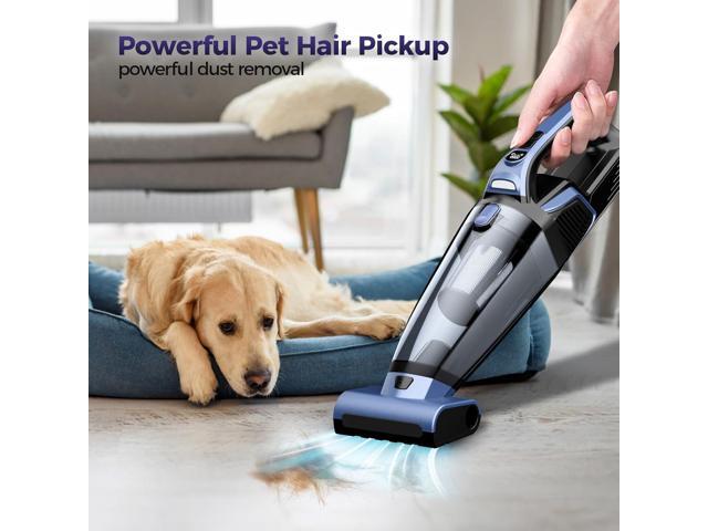 Pet Hair Handheld Vacuum Cordless: 20000PA High Power Car Vacuum with Motorized Brush and LED Light, Rechargeable Hand Held Vacuum Cleaner with...