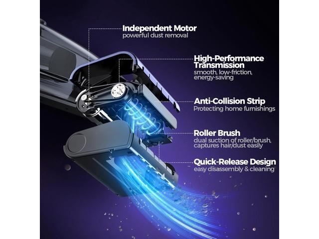 Pet Hair Handheld Vacuum Cordless: 20000PA High Power Car Vacuum with Motorized Brush and LED Light, Rechargeable Hand Held Vacuum Cleaner with...