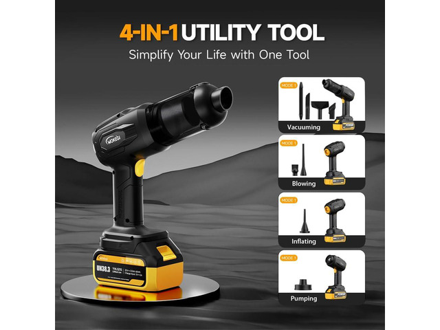 Handheld Car Vacuum Cordless, Portable Cars Vacuum Cleaner with 40000Pa High Power & Suction, Powerfull 4-in-1 Hand Held Air Duster Fast Cleaning...