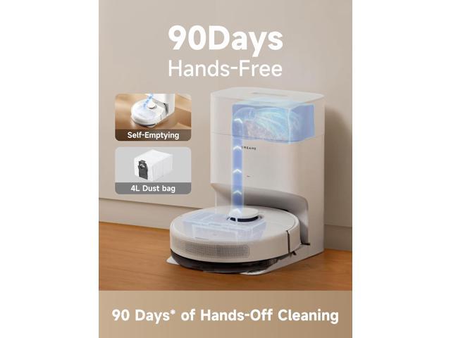 DREAME D10 Plus Gen 2 Robot Vacuum and Mop with Self Emptying Base for 90 Days of Cleaning, 6000 Pa Suction and LiDAR Navigation, Obstacle...