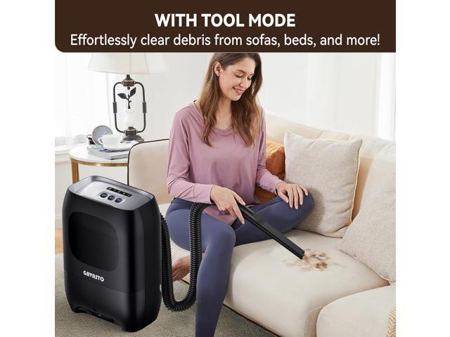 Pro Touchless Vacuum Automatic Dustpan - Ultra Fast & Powerful - Great for Sweeping Salon Pet Hair Food Dirt Kitchen, Canister Vacuum Cleaner Trash...