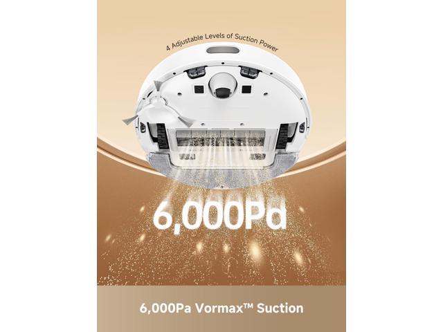 DREAME D10 Plus Gen 2 Robot Vacuum and Mop with Self Emptying Base for 90 Days of Cleaning, 6000 Pa Suction and LiDAR Navigation, Obstacle...