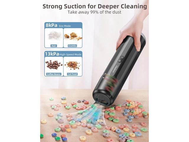 Chuboor Handheld Car Vacuum Cleaner, 14,000Pa Cordless Vacuum Cordless Rechargeable, 120 WPowerful Mini Hand Vacuum with Multifunctional Nozzle for...