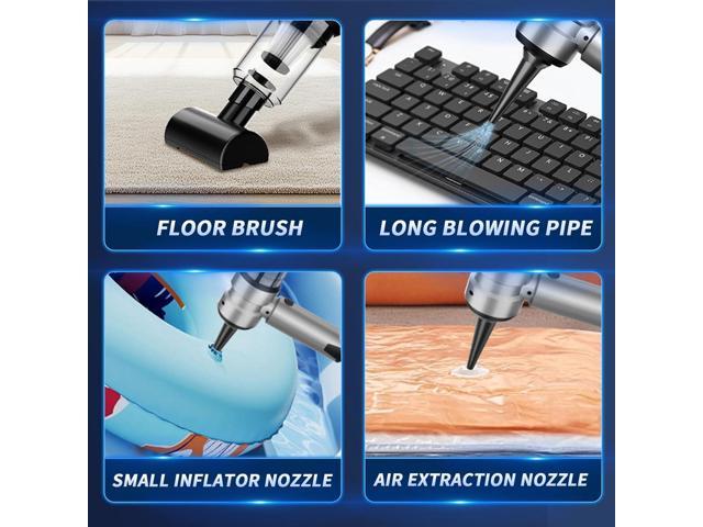 Car Vacuum Portable Cordless, 21000PA High Power Handheld Vacuum Cleaner with Brushless Motor,Mini Hand Held Vacuum Cordless Rechargeable Air...