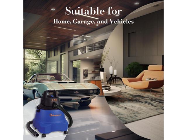 Koblenz Wet Dry Vacuum Cleaner, 9.0 Gallon Tank, 5.0 HP Powerful Vacuum for Dry and Wet Messes, Vacuum Cleaner and Blower, Accessories Included,...