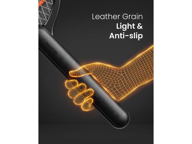 GAIATOP Electric Fly Swatter, 3800V Battery Powered Handheld Fly Zapper, 3-Layer Protection Grid Bug Zapper Racket for Home Bedroom Kitchen Office...