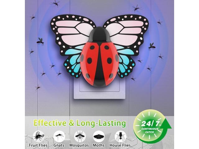 Fly Trap Indoor, Plug in Flying Insect Trap, Effective Fruit Fly Traps for Indoors, House Indoors Fly Trap for Fruit Flies, Gnats, Moths and Other...