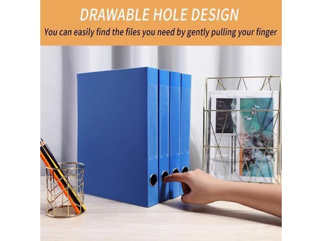 A4 Storage File Boxes Plastic Archives Cases with Lid, File Folder Organizer Document Filing Box for Office, Letter Size Paper,31×4×24 cm,...