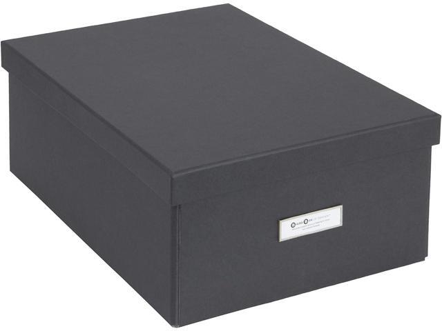 Bigso Box of Sweden Katia Collapsible Storage Box with Labelframe for Easy Identification - Simple Assembly without Tools - Decorative Storage...