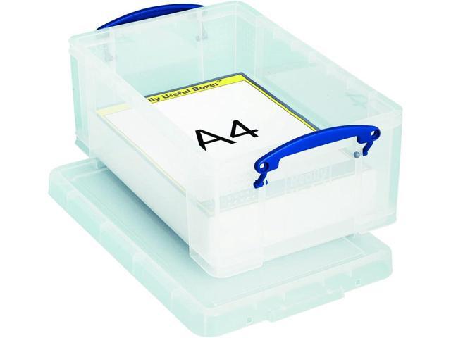 Really Useful Plastic Storage Box 9 Litre Clear