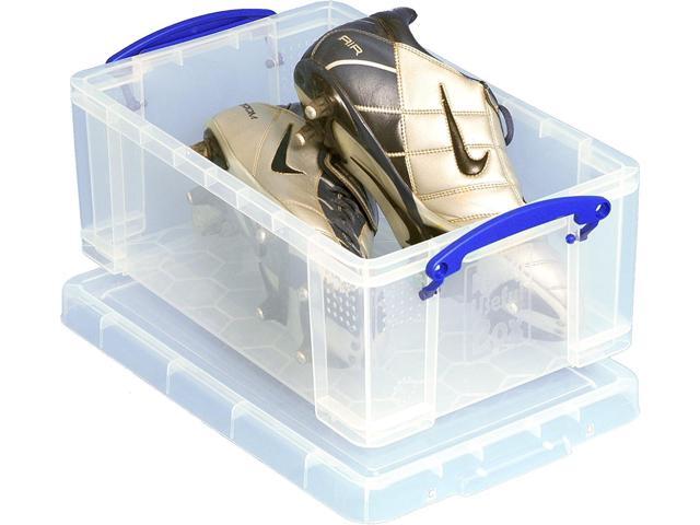 Really Useful Plastic Storage Box 9 Litre Clear