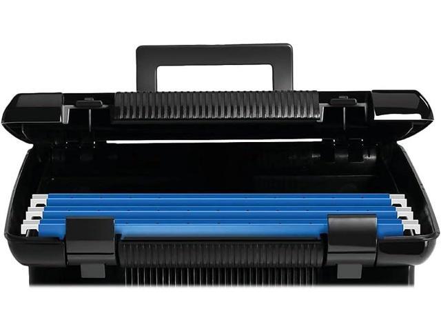 Pendaflex Portable File Box, Black, 11'H x 14' W x 11-1/8' D (41742)