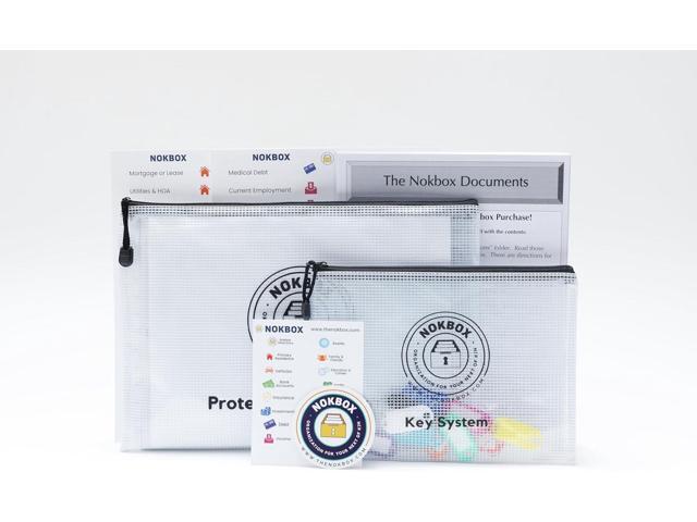Nokbox Lite: Estate and Personal File Organization Kit with Instruction Worksheets for Complete Filing.