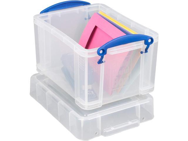 Really Useful Plastic Storage Box 3 Litre Clear