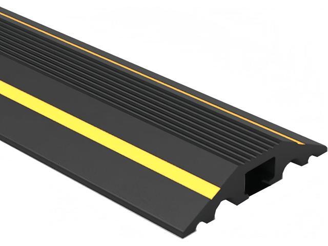 6FT Floor Cord Cover-Cord Cover Floor,Power Cable Protector Soft Extension Floor Cable Cover to Organize and Protect Wire on Floor, Electrical Cord...