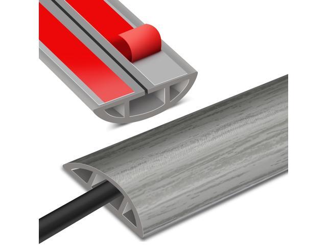Floor Cord Cover Cable Cavity 10FT Self Adhesive Cord Hider Floor, Floor Cord Covers for Wires on Floor,Protector Floor Electric Cord Covers for...