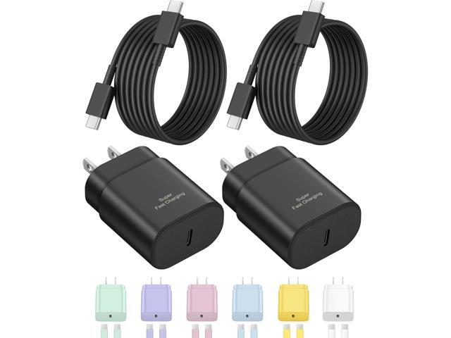 Type C Charger Fast Charging for iPhone 17 16 15,USB C Samsung Chargers Block 25W Super Fast Chargers for Samsung Galaxy S25/S24 S23 S22 S21/iPhone...