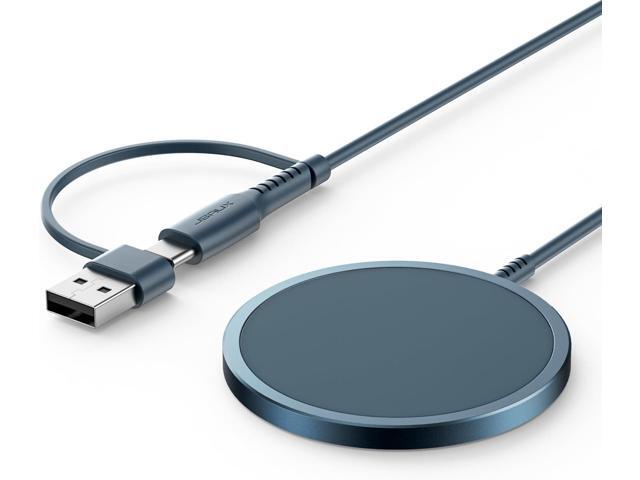 JSAUX Charger for iPhone 17 Magsafe Wireless Charging, Compatible with iPhone 17 Air Pro Max/16/15/14/13/12 Series, Magnetic Mag Safe Charging Pad,...